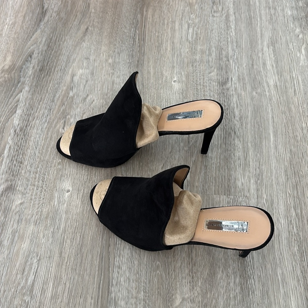 Black Open-Toe Mules - image 3